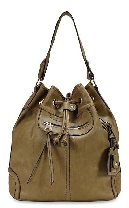 Lady Handbag Bucket Bag Large Capacity Shopping Bag Mummy Bag PU Leather Handbag 2018 (WDL0475)