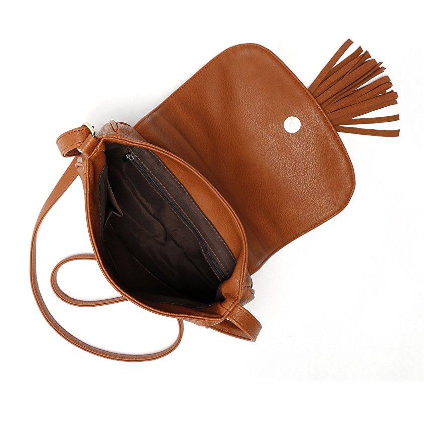 Fashion Tassel Rivet Decoration Lady Handbag Nice Designer Bag (WDL0243)