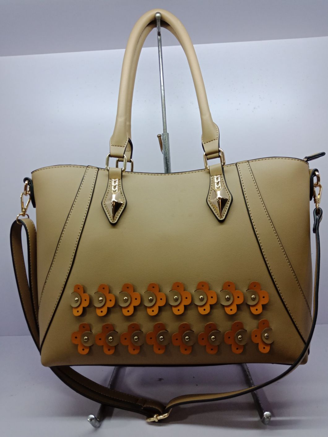 PU Leather Bag Lady Shoulder Handbag Flower Handbags Lady Handbag 2018 Women Bags (WDL0445)