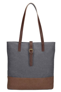Canvas PU Women Shoulder Fashion Bag (WDL0332)