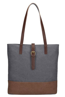 Canvas PU Women Shoulder Fashion Bag (WDL0332)