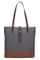 Canvas PU Women Shoulder Fashion Bag (WDL0332)