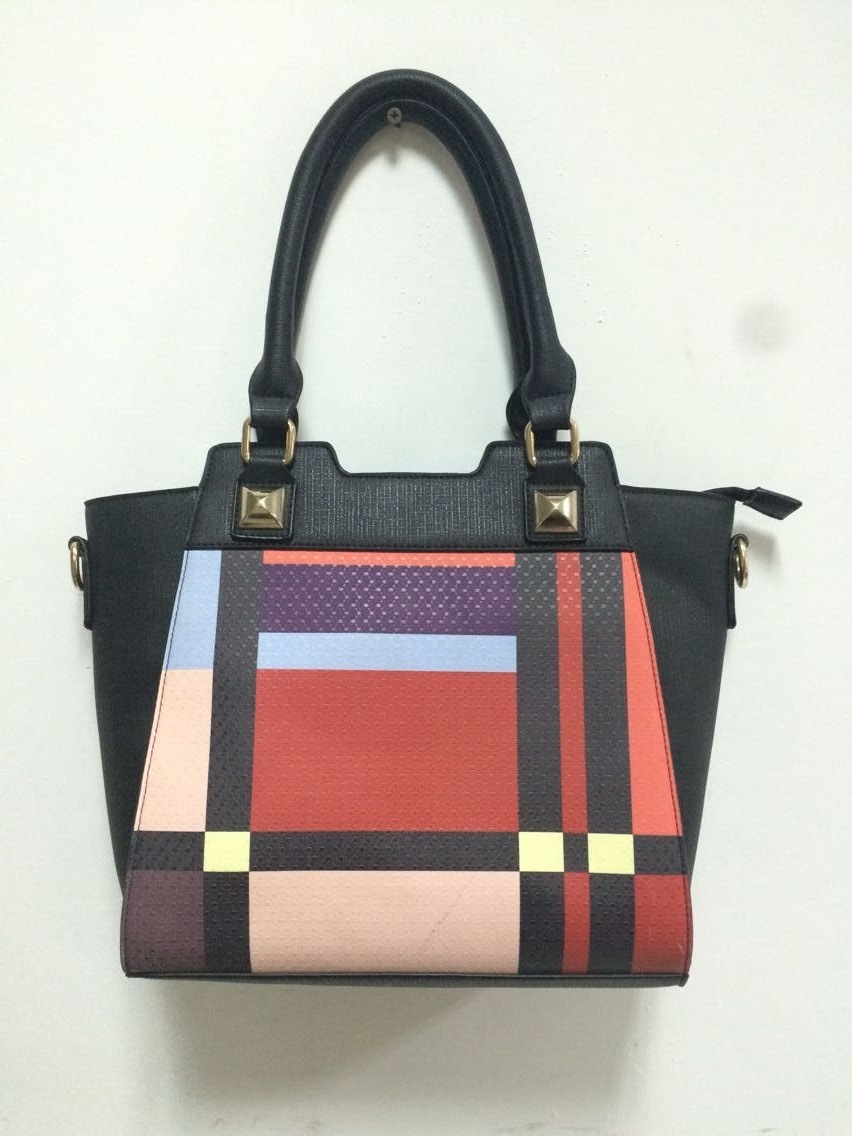 Ladies Handbag PU Leather Handbags Designer Handbags Tote Bag Woman Handbags Hot Sell Printing Handbag OEM/ODM Promotion Tote Bag Lady Handbags (WDL0183)