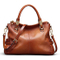 Metal Decoration on Handle Fashion High Quality Hot Sell Designer Bag Lady Handbags (WDL0280)