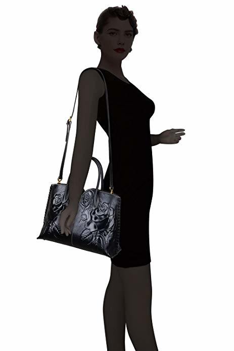 PU Leather Emboss Flower Lady Handbag Ladies Handbags Designer Handbag Fashion Bags (WDL01488)