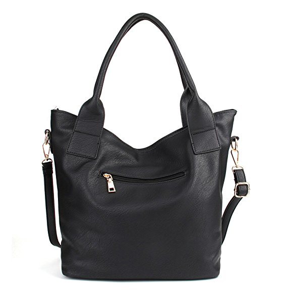 PU Leather Handbag Zipper Handbag Women Tote Ladies Handbag Leather Bags Shoulder Bag Fashion Women Bag (WDL0539)