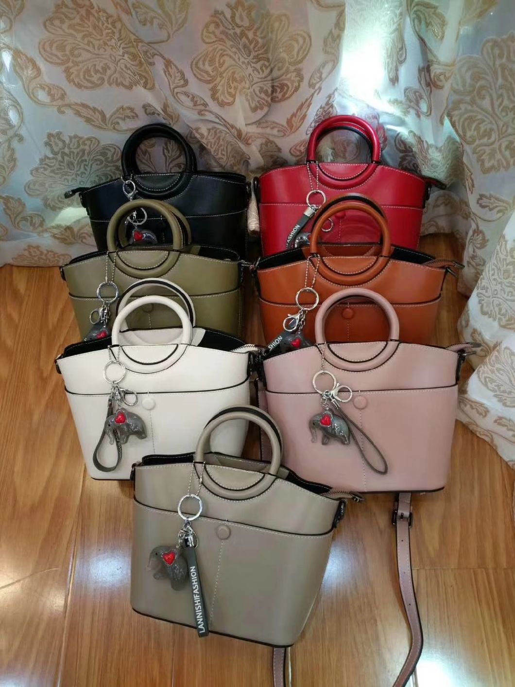 Lady Handbag Female Handbags Fashionable Handbag Ladies Handbag Fashion Bag PVC PU Handbag Ladies Handbag Ladies Handbags (WDL01151)