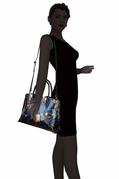 PU Leather Flower Lady Handbags Ladies Handbag Fashion Flower OEM Bags (WDL01487)