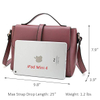 Semi-structured Messenger Bag for Casual Ladies