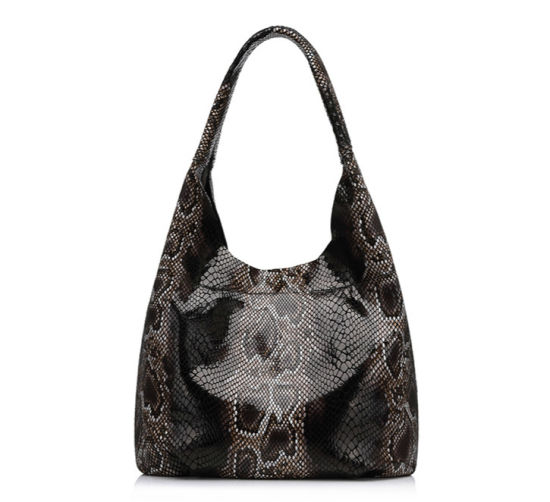 Women Large Tote Classic Hobo Serpentine PU Leather Shoulder Bags Ladies Handbags (WDL0898)
