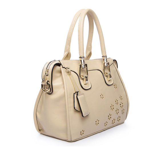 High Fashion Lady Handbags PU Leather Tote Bag Women Bag (WDL0732)