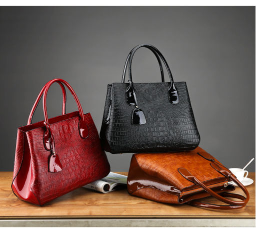 Ladies Bag Women Bag PU Leather Handbags Hand Bag (WDL0852)