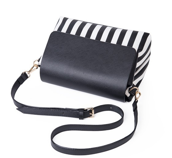 Black and White Classic Fashion Simple Lady Handbag Nice Designer (WDL0125)