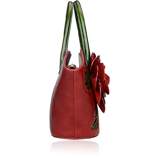 Fashion Flower PU Leather Handbag Design Handbag Lady Handbag 2018 Women Handbags (WDL0488)