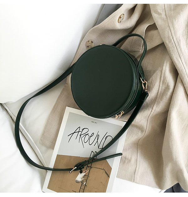 Round Ladies Handbags Fashion Designer Women Bag Promotional Bag Lady Hand Bag PU Leather Bags (WDL0364)