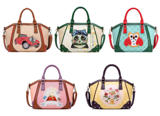 Vintage Women Handbag PU Ladies Handbags Shoulder Bag Work Tote (WDL0720)